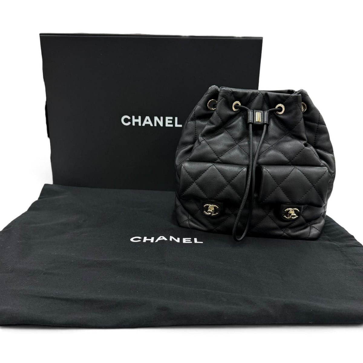 Chanel Matelasse Calfskin Backpack