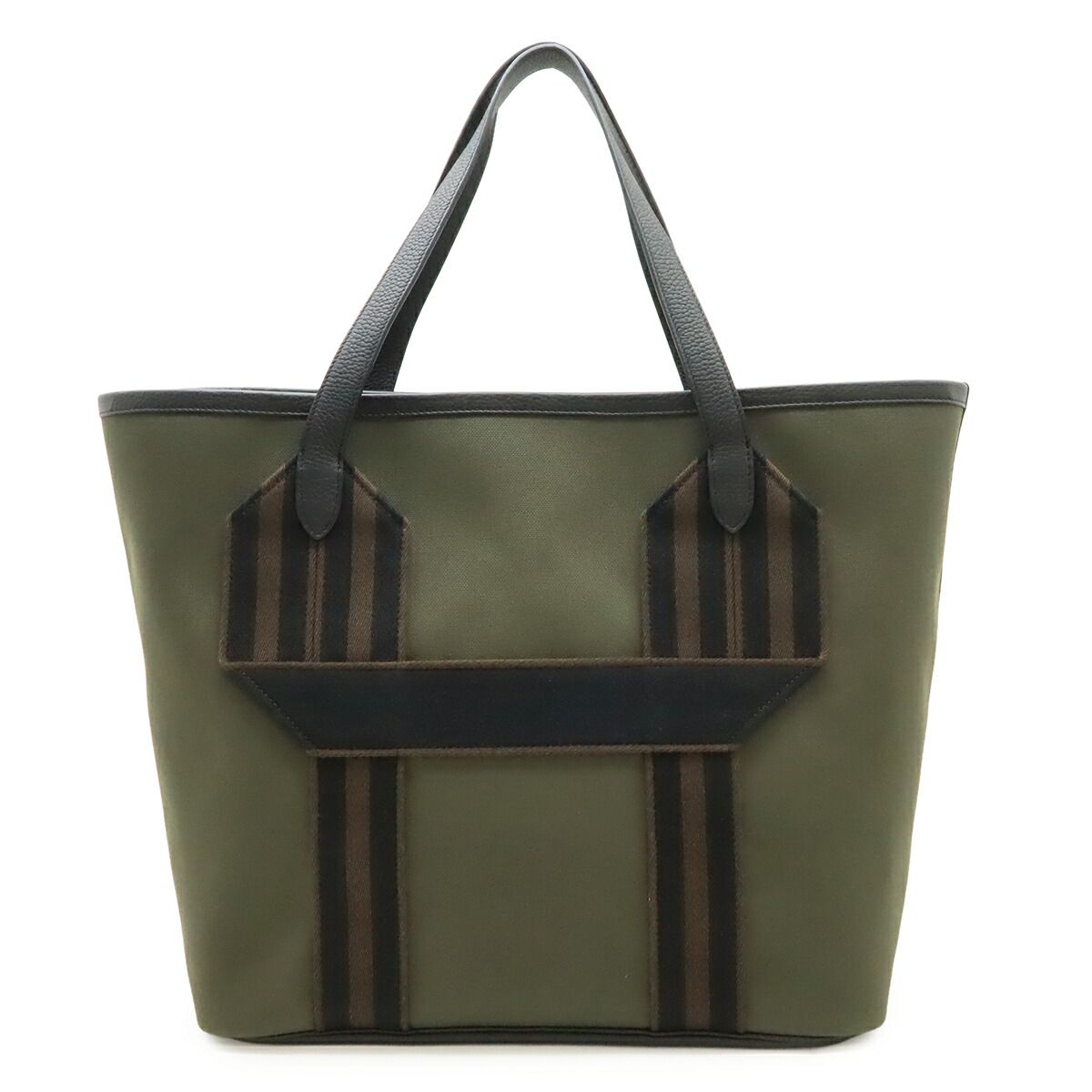 Hermes Pursangle35 Toile Militaire tote bag