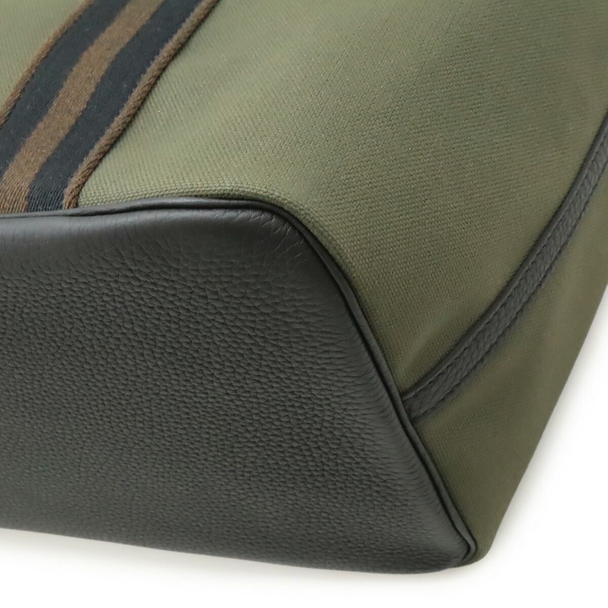 Hermes Pursangle35 Toile Militaire tote bag