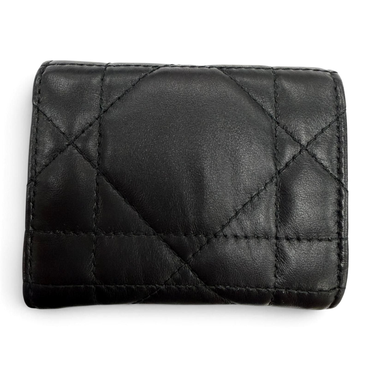 Dior Caro Hibiscus Crystal Leather Wallet Limited
