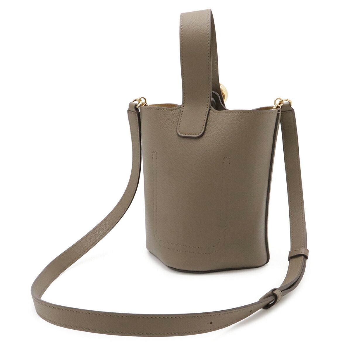 Loewe Pebble Bucket Bag Calfskin 2way Shoulder Bag