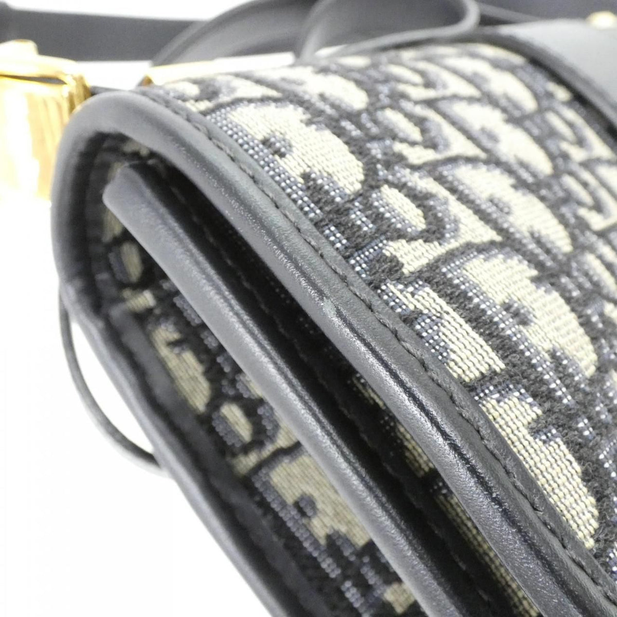 Christian Dior Dior Oblique 30 Montaigne Canvas Shoulder Bag