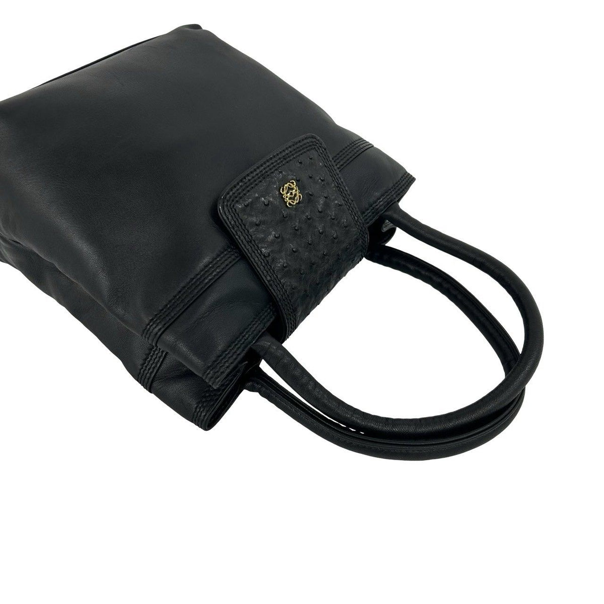 Loewe Ostrich Leather Handbag
