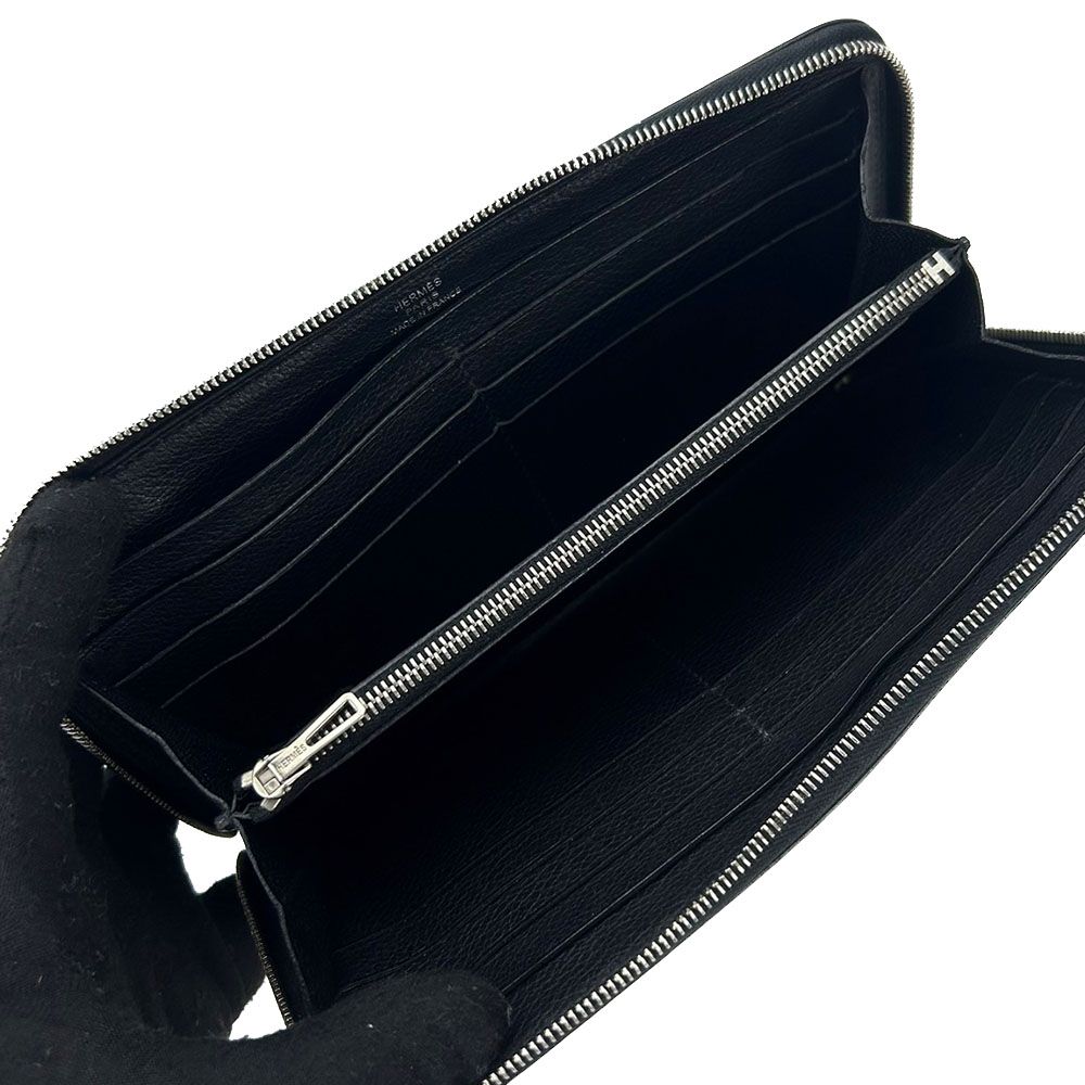 Hermes Azap Long Classic Leather Long Wallet