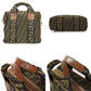 Fendi Zucca canvas leather 2way bag