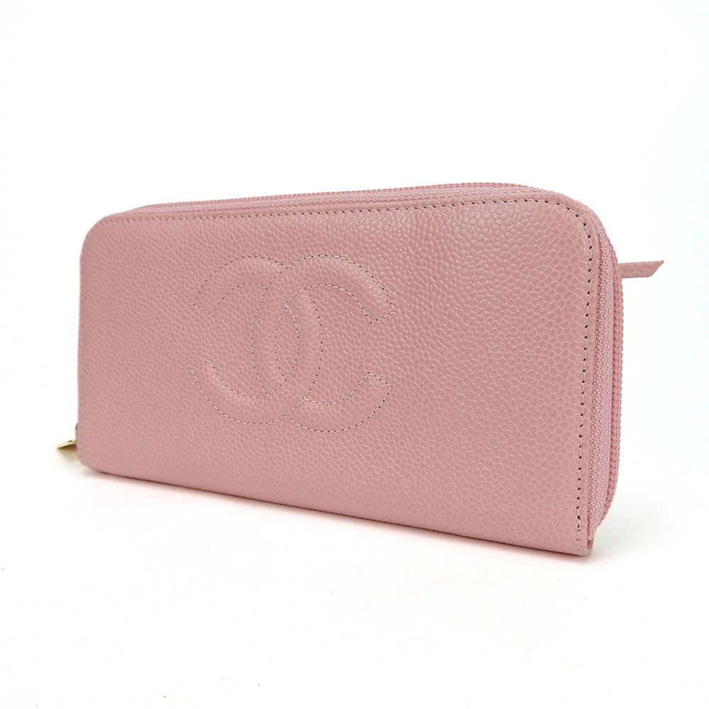 Chanel Caviar Leather Long Wallet