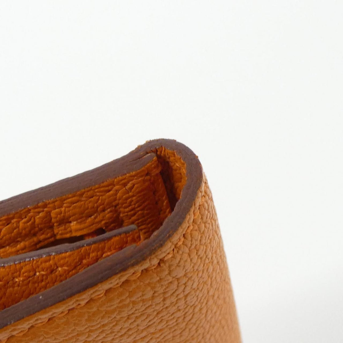 Hermes Bearn Soufflet Chevre long wallet