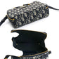 Dior 30 Montaigne Oblique Canvas Leather 2way Shoulder Bag