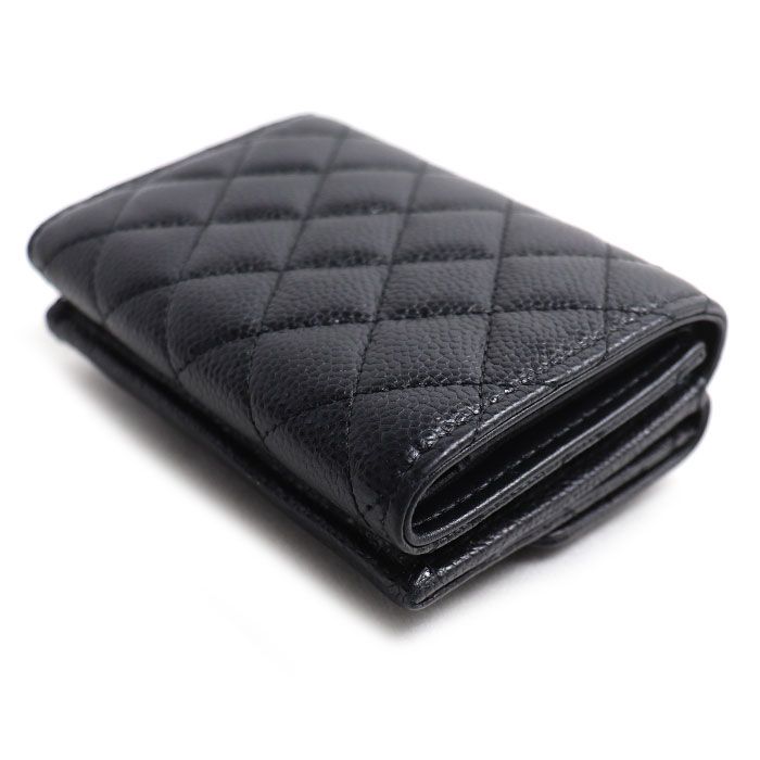 Chanel Boy Chanel Caviar Skin Trifold Wallet