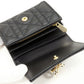 Christian Dior My Dior Cannage Lambskin Trifold Wallet