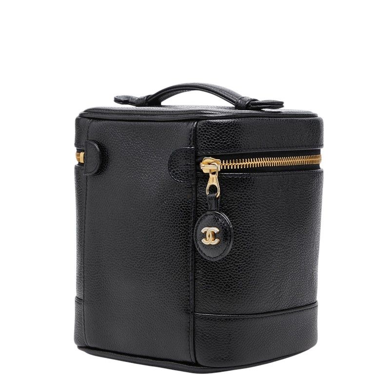 Chanel Coco Mark Caviar Vanity Bag