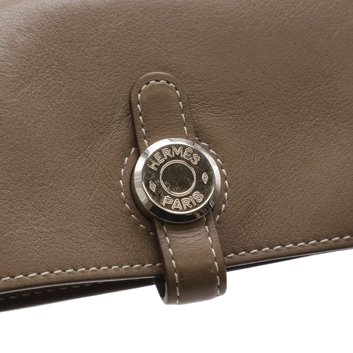Hermes Dogon Swift Leather Coin Card Case