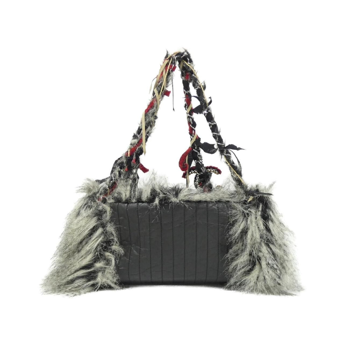 Chanel Tweed Fur Calf Shoulder Bag