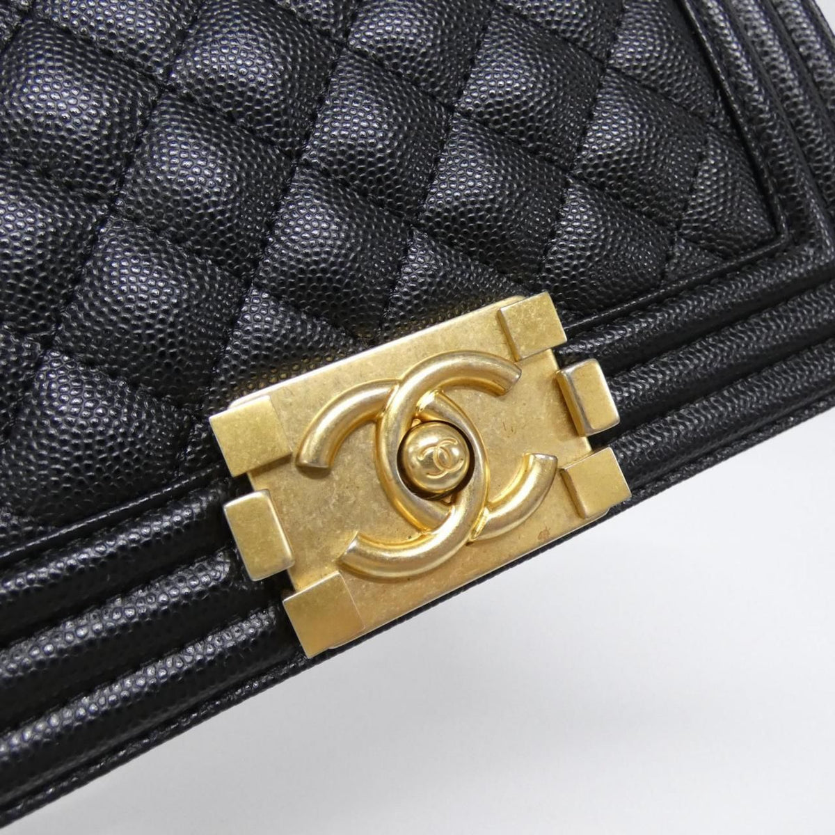 Chanel Boy Chanel Grained Calf Shoulder Bag