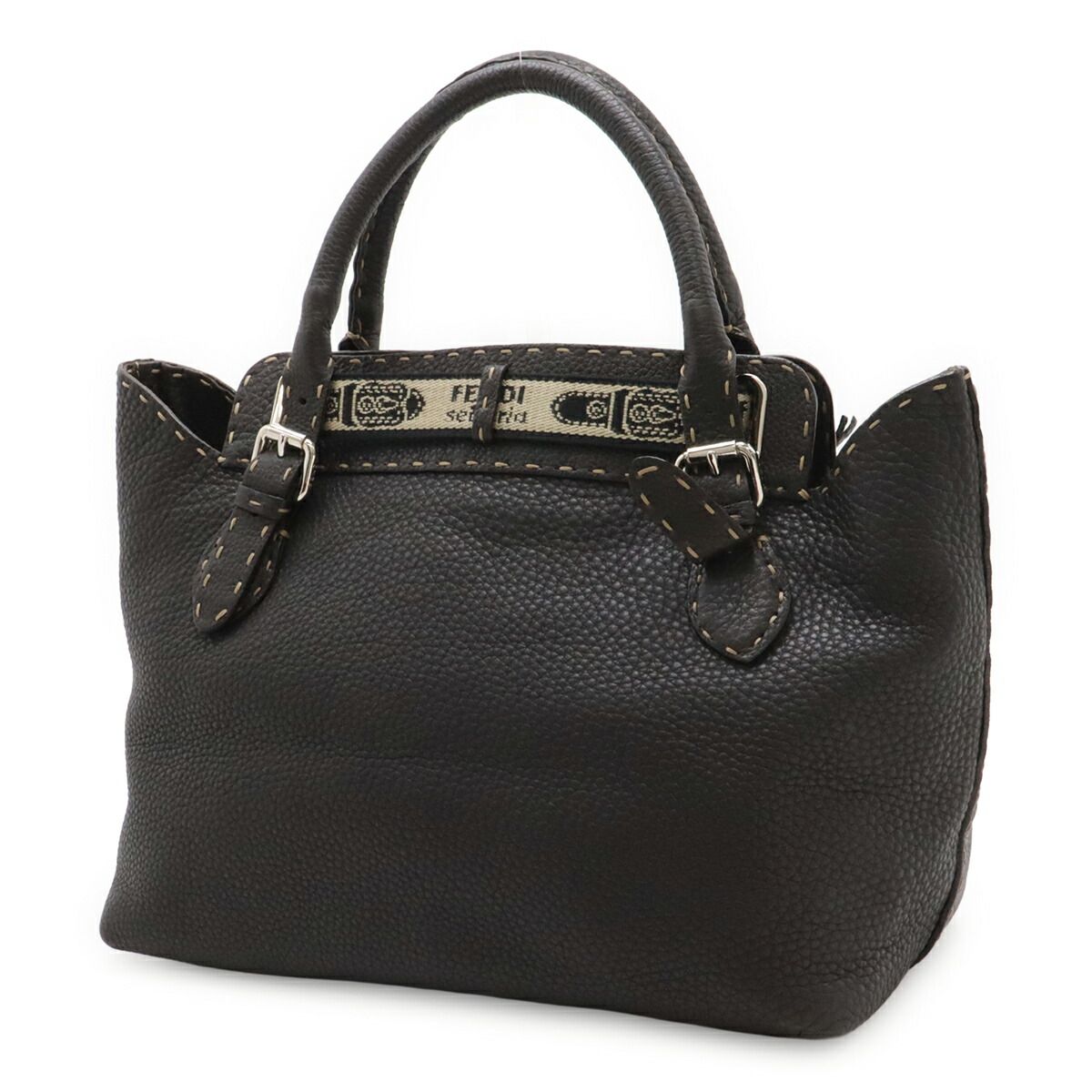 Fendi Selleria Leather Handbag