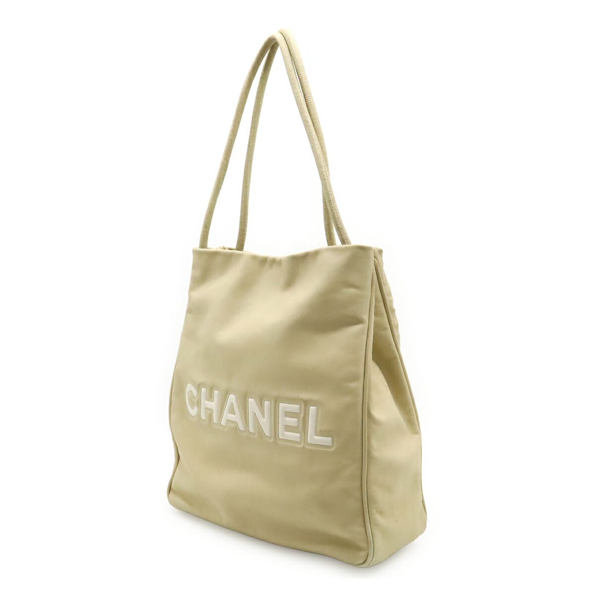 Chanel Camellia Leather Tote Bag
