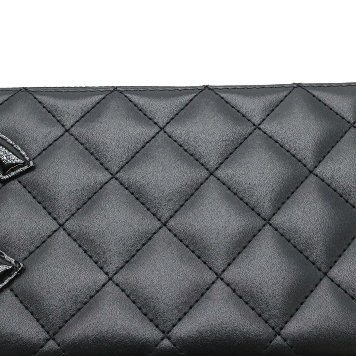 Chanel Cambon Line Soft Calf Long Wallet