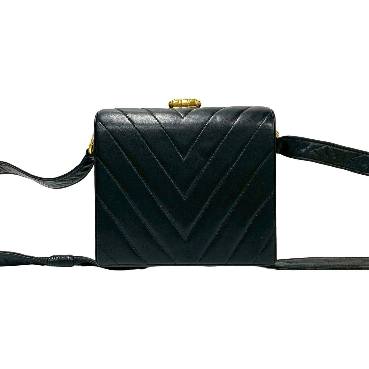 Chanel V Stitch Lambskin Shoulder Bag
