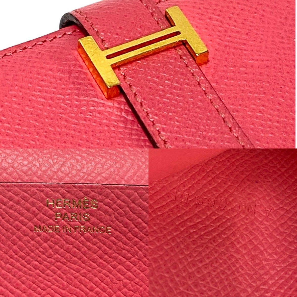 Hermes Bearn Soufflet Epsom long wallet