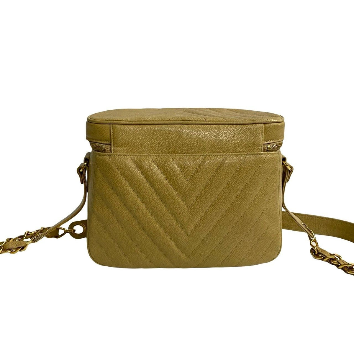 Chanel V Stitch Caviar Skin Shoulder Bag