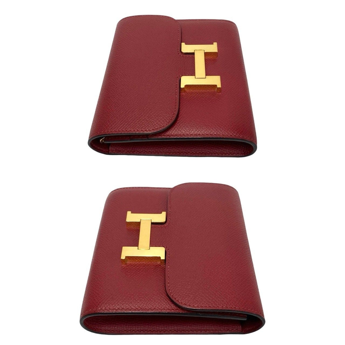 Hermes Constance Compact Leather Wallet