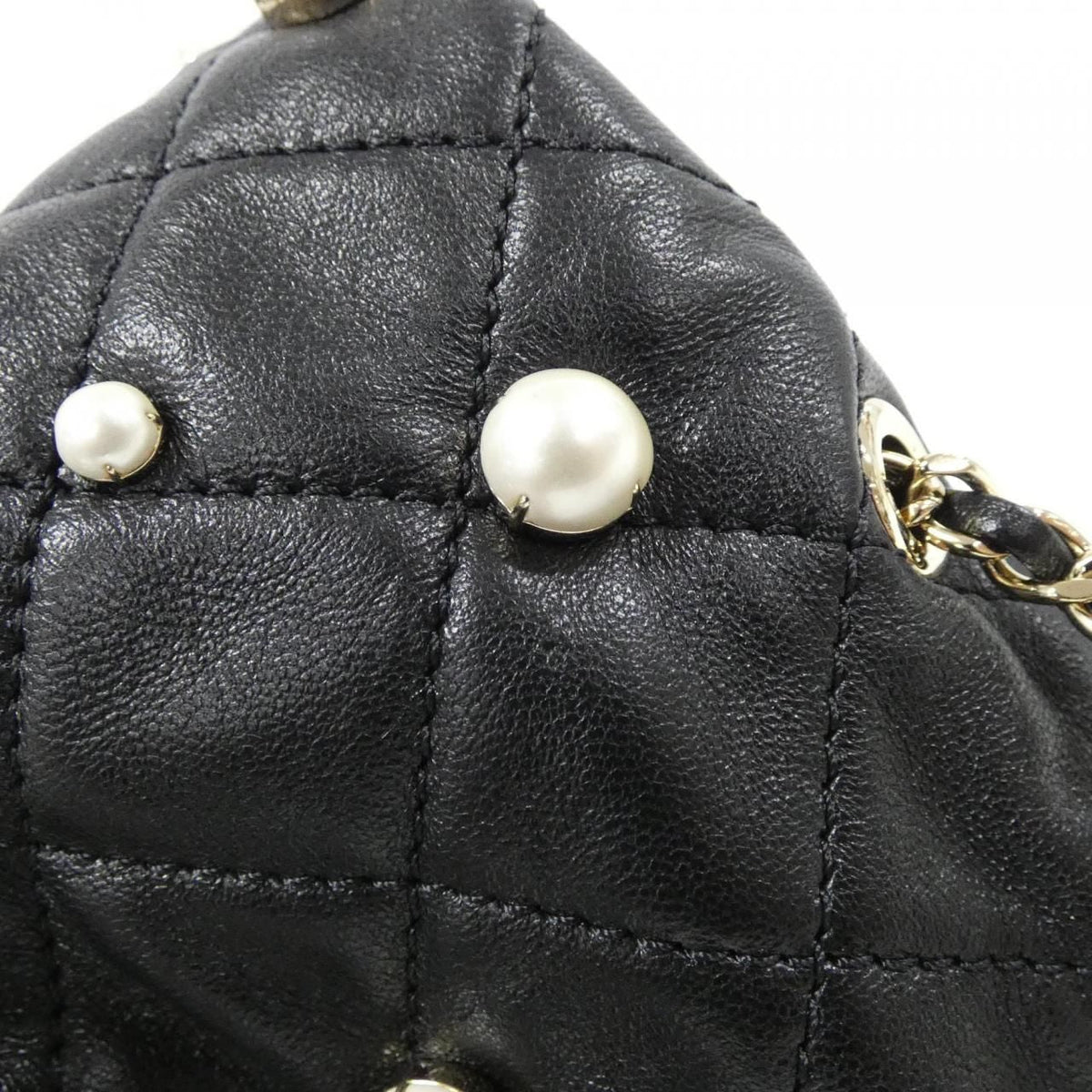 Chanel Lambskin Pearl Mini Shoulder Bag