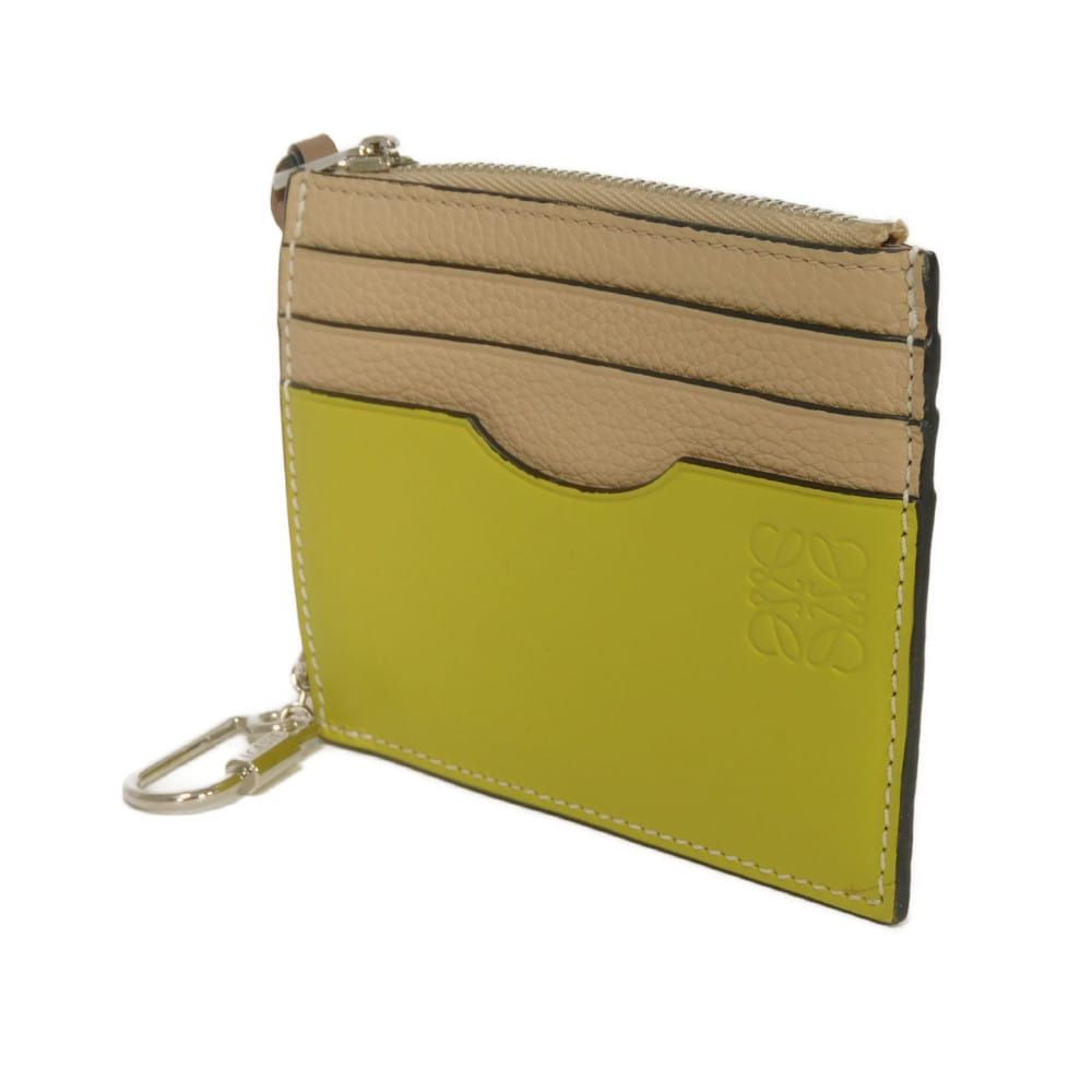 Loewe Square Coin Card Holder Soft Grained Calf Leather Coin Case