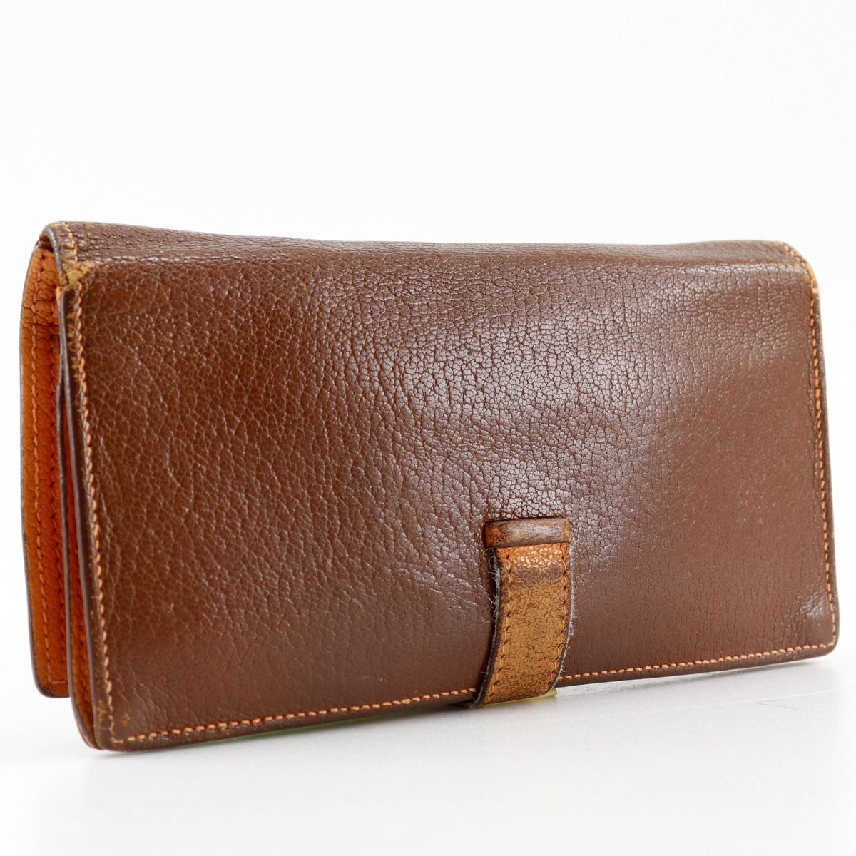 Hermes Bearn Soufflet Chevre Long Wallet