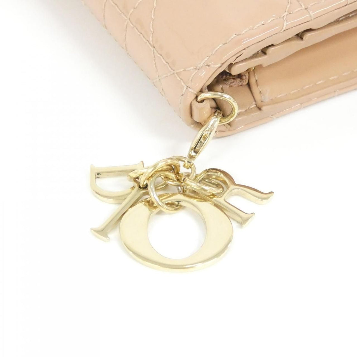 Christian Dior Lady Dior Patent Leather Wallet