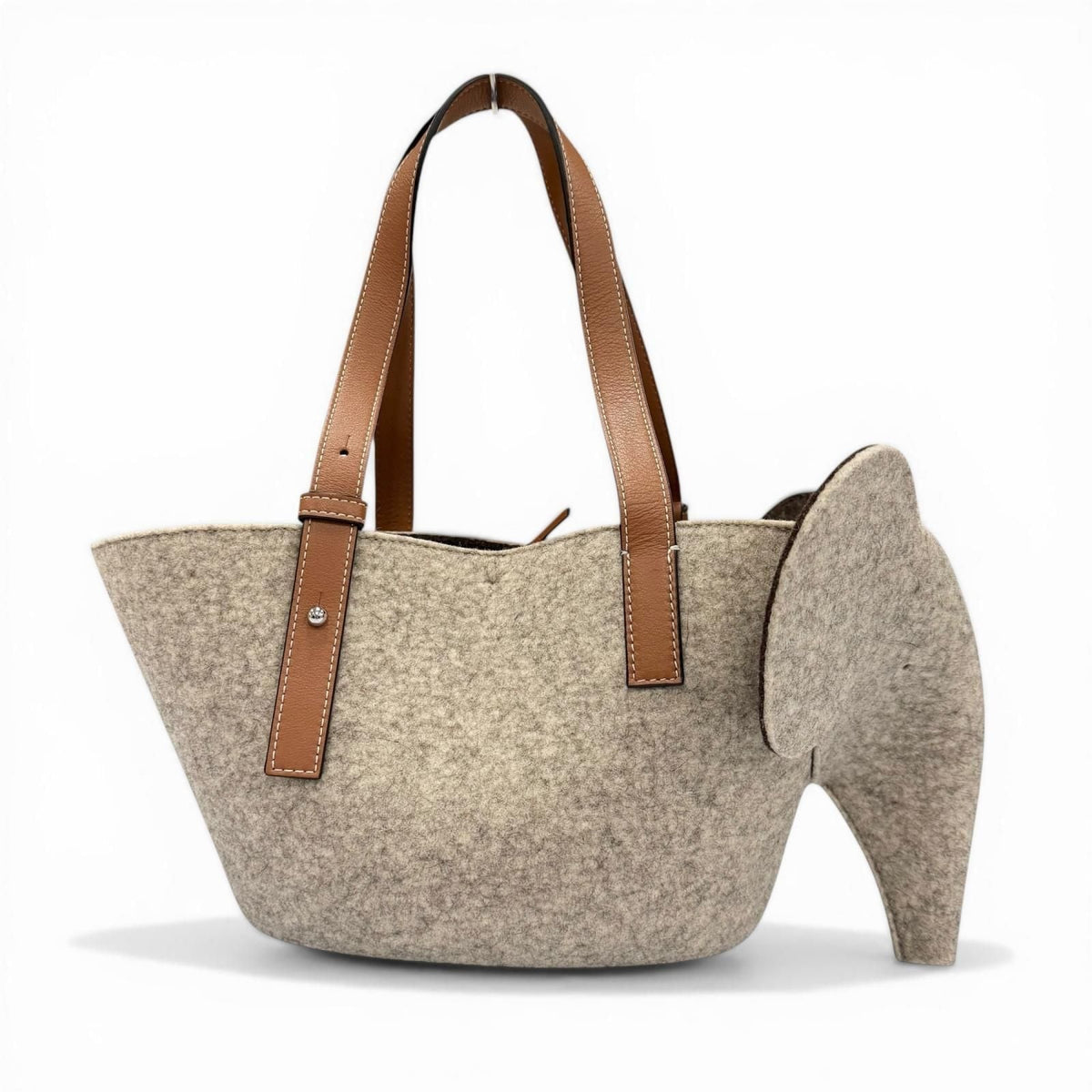 Loewe Felt Leather Handbag