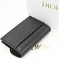 Dior Saddle Bloom Grained Calfskin Card Holder
