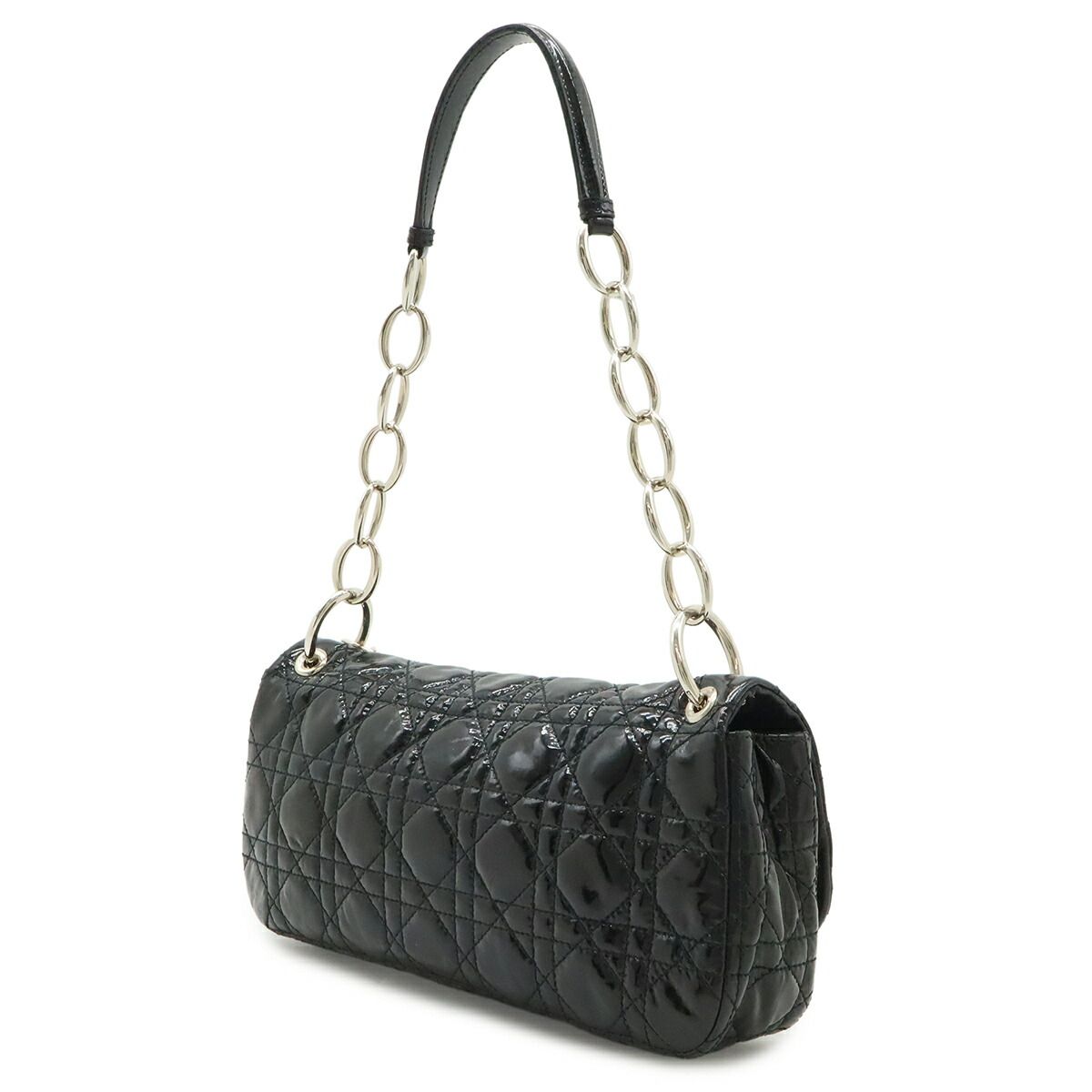 Christian Dior Patent Leather Shoulder Bag