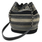 Chanel Deauville Canvas Leather Shoulder Bag