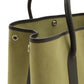 Hermes Garden Party PM Canvas Leather Tote Bag
