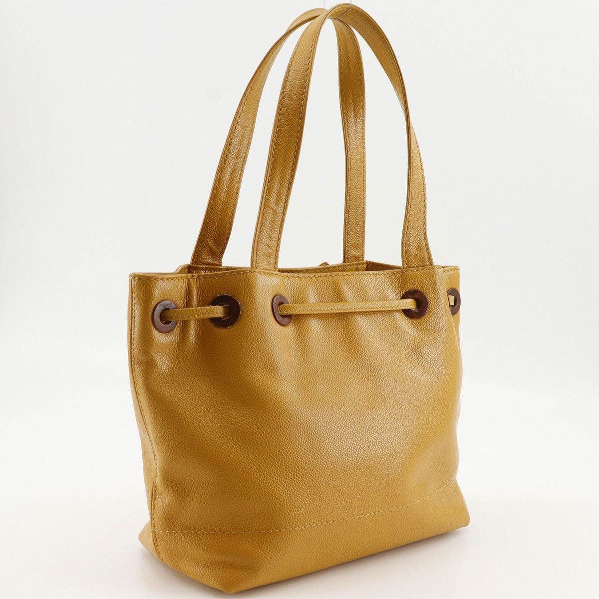 Chanel Coco Mark Caviar Skin Tote Bag