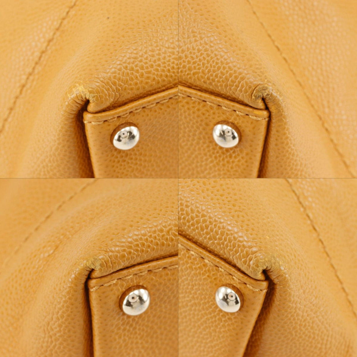Chanel Coco Mark Caviar Skin Tote Bag