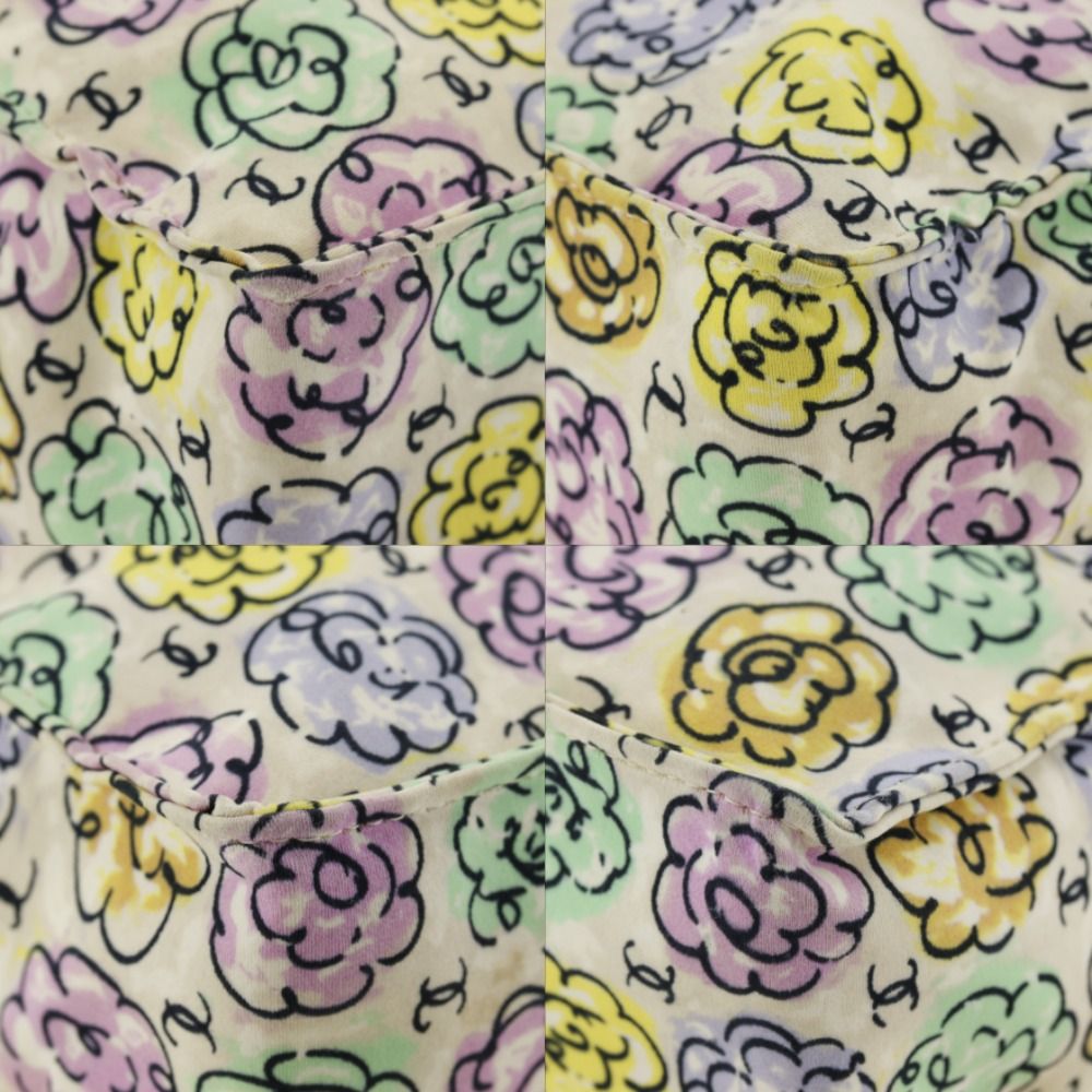 Chanel Camellia Print Nylon Tote Bag