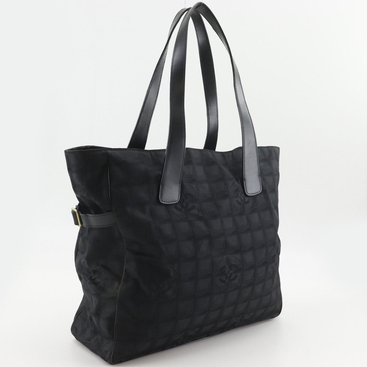 Chanel New Travel Line Nylon Canvas Tote Bag