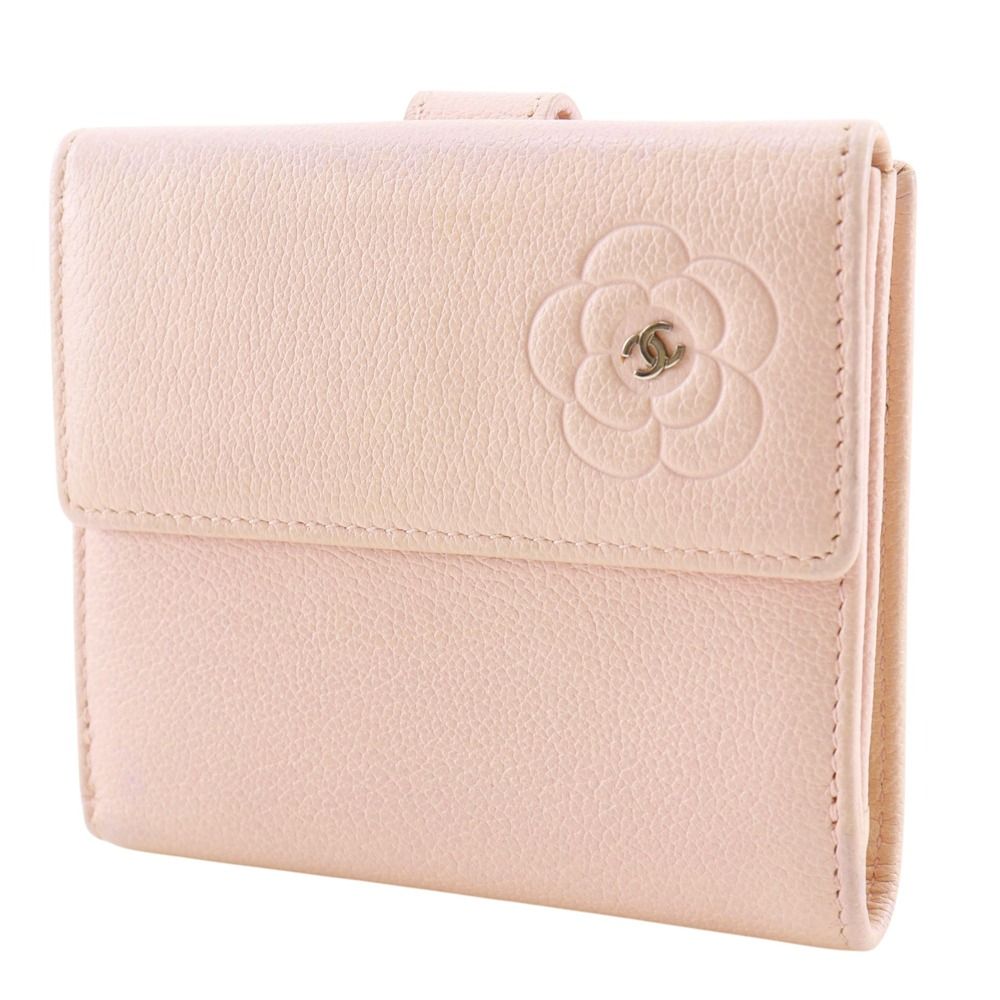 Chanel Camellia Leather Wallet