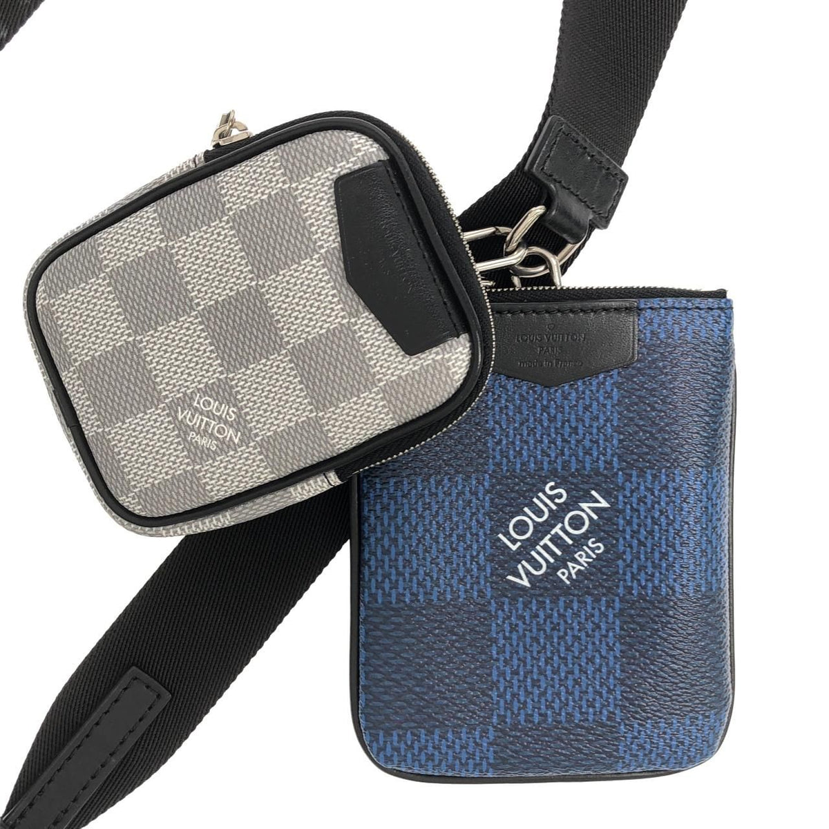 Louis Vuitton Damier Graphite 3D Modulaire Pouch Shoulder Bag