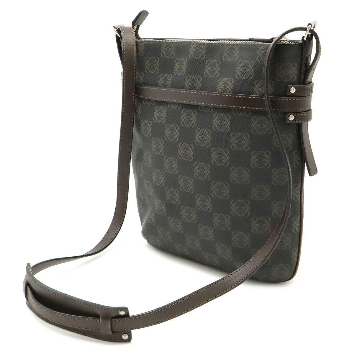 Loewe Anagram PVC Leather Shoulder Bag