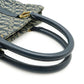 Christian Dior Trotter Jacquard Canvas Leather Handbag