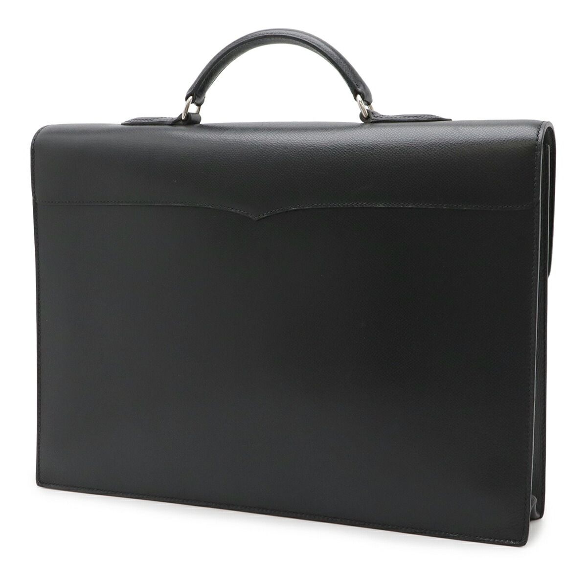 Hermes Teril Leather Briefcase