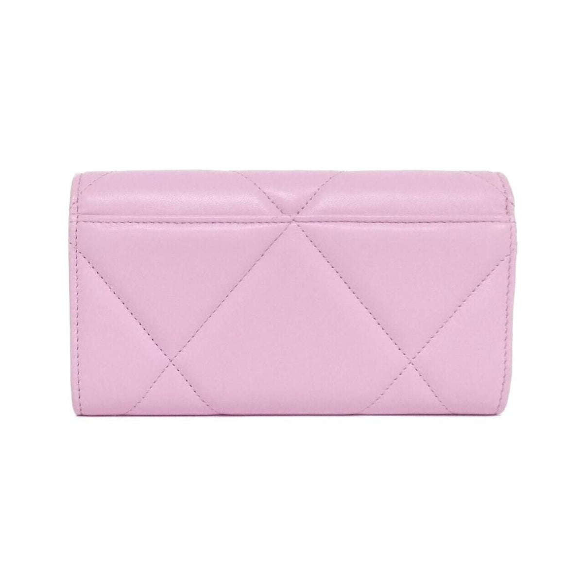Chanel 19 Lambskin Long Bifold Wallet