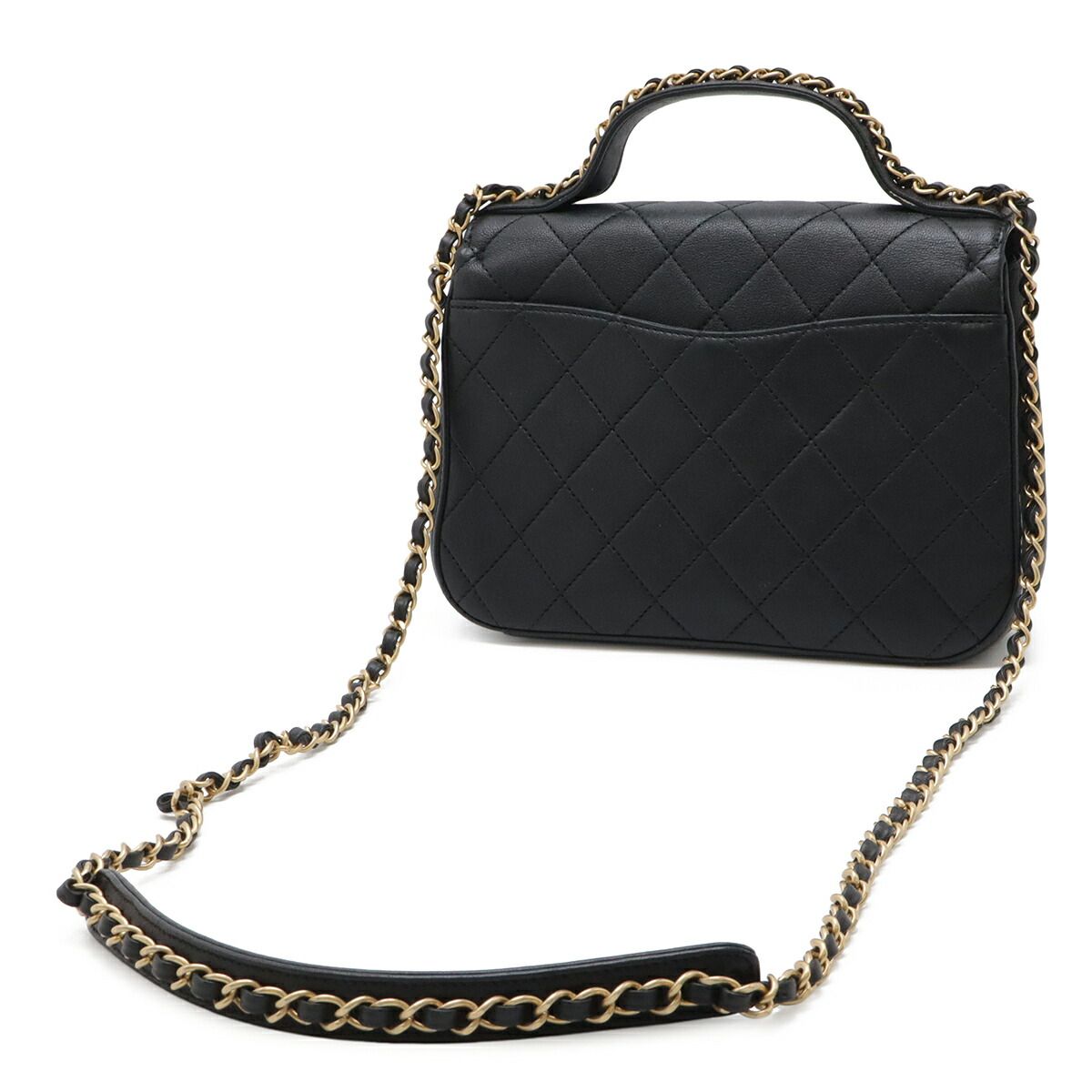 Chanel 19 Leather 2way Top Handle Shoulder Bag