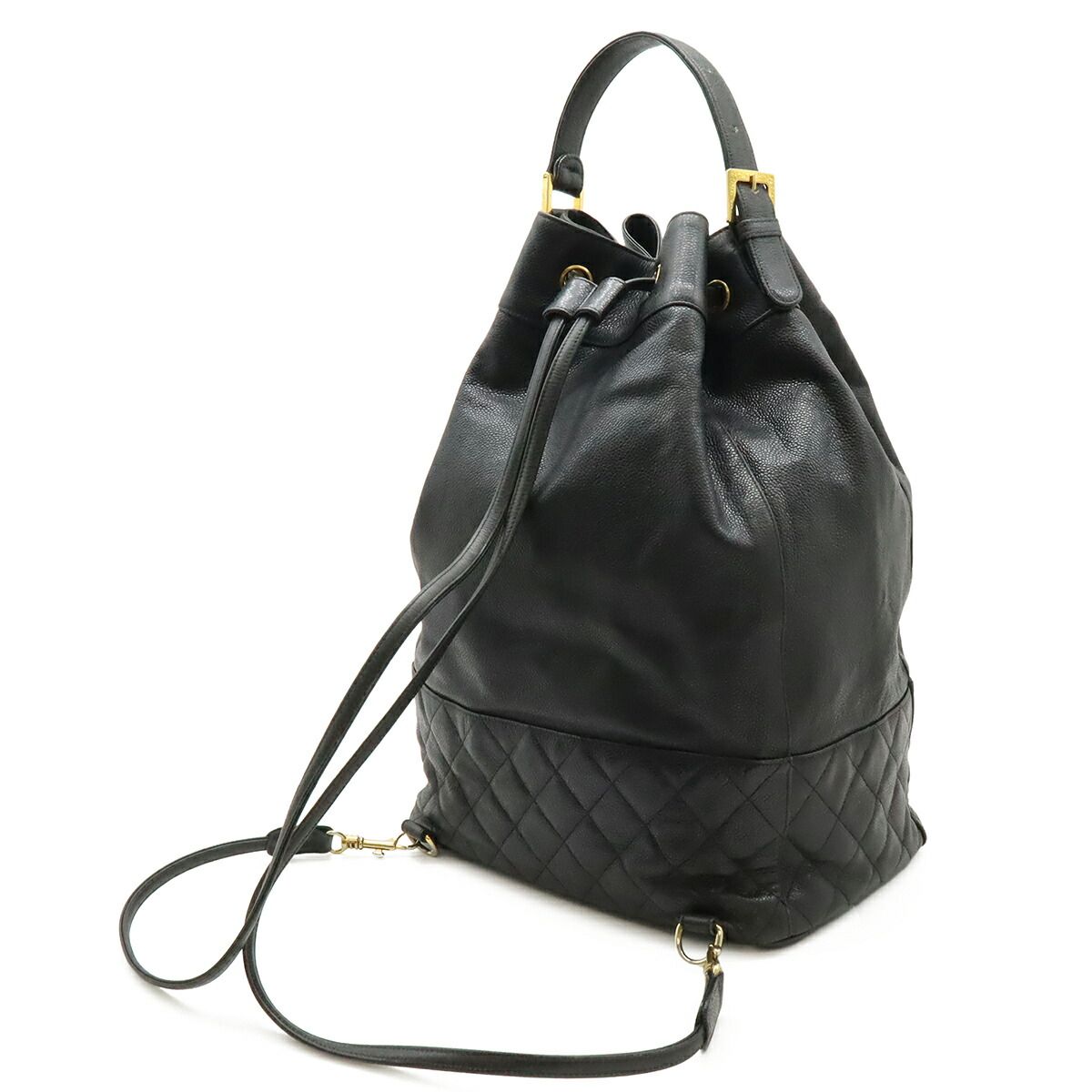 Chanel Caviar Skin 2way Backpack