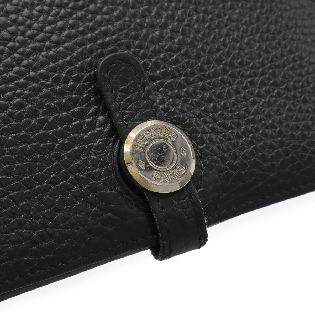 Hermes Dogon Duo GM calfskin long wallet