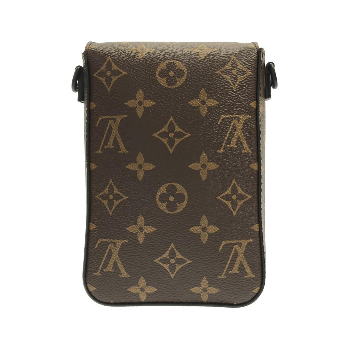 Louis Vuitton Monogram Macassar S Lock Vertical Wearable Wallet shoulder bag