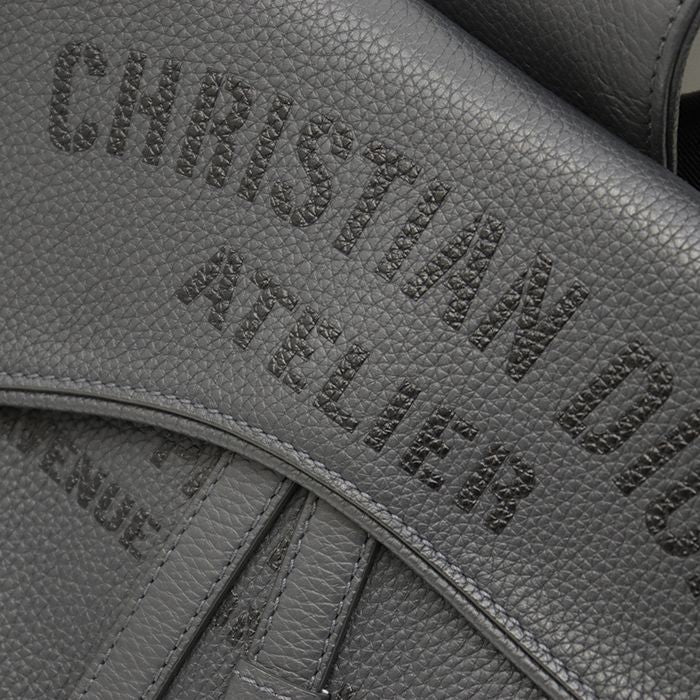 Christian Dior Saddle Atelier Leather Shoulder Bag