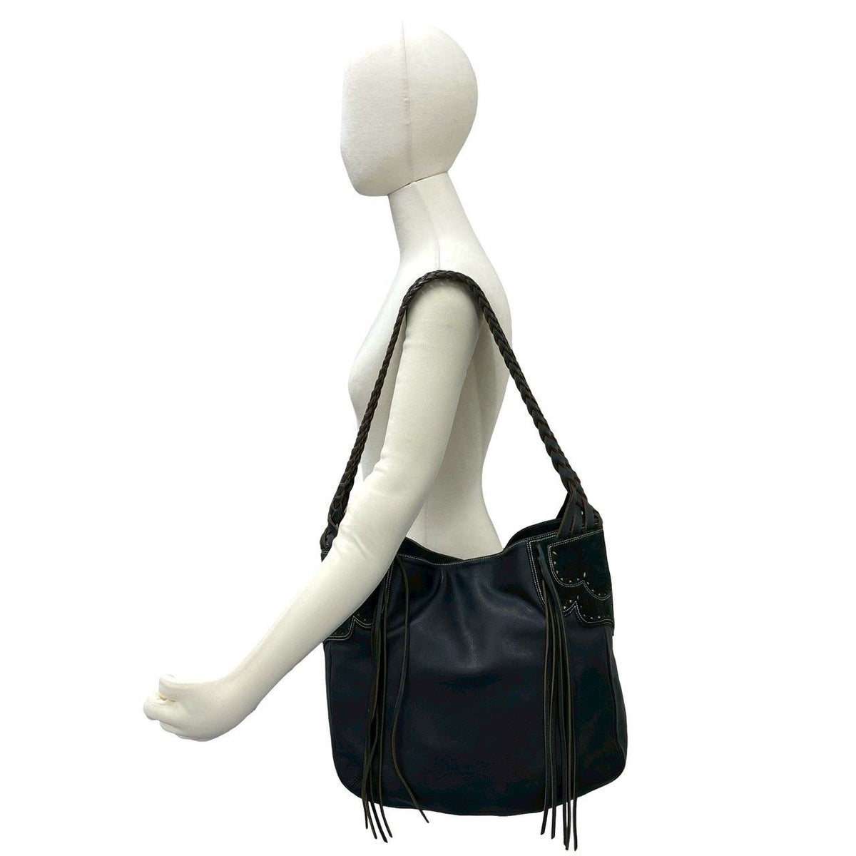 Loewe Suede Leather Shoulder Bag